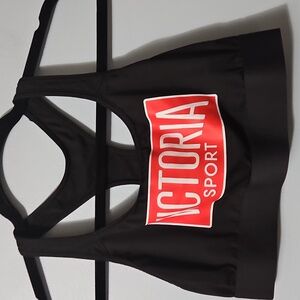 Victoria's Secret Sports Black Sports Bra Size M